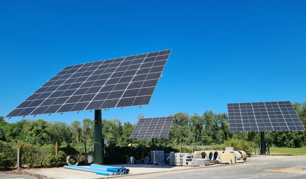 Panneaux photovoltaiques des Eaux de la Veaune